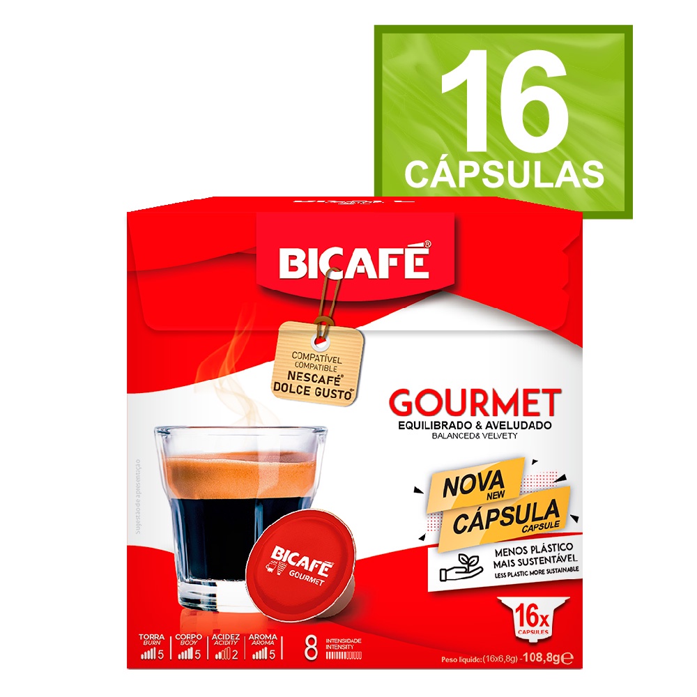 Cápsula De Café Com Leite Descafeinado Bicafé P/ Maq. Dolce Gusto* - Bicafé  Brasil