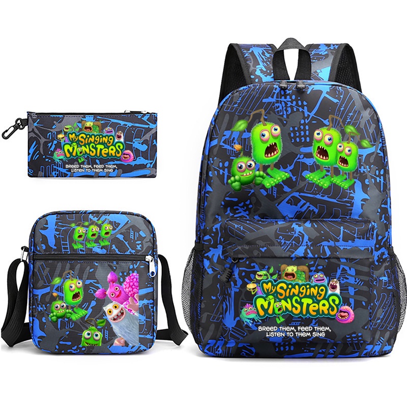 Stumble Guys Mochila para Meninas Meninos Crianças Stumble Jogos Viagem  Mochila Cute Cartoon Impressão Shoulder Bag