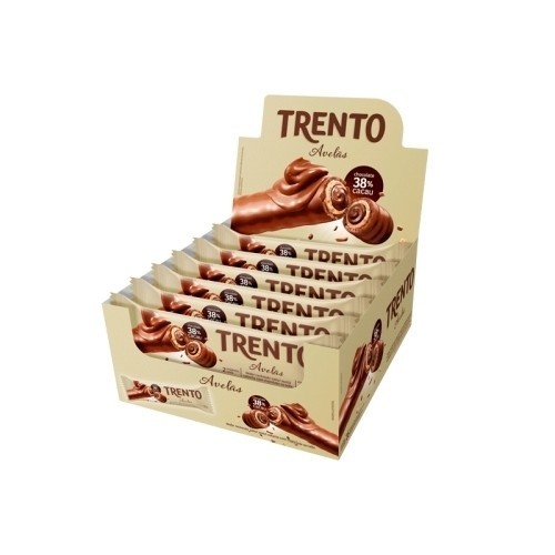 Chocolate Trento Massimo 38% Cacau c/16 - Peccin - Doce Malu