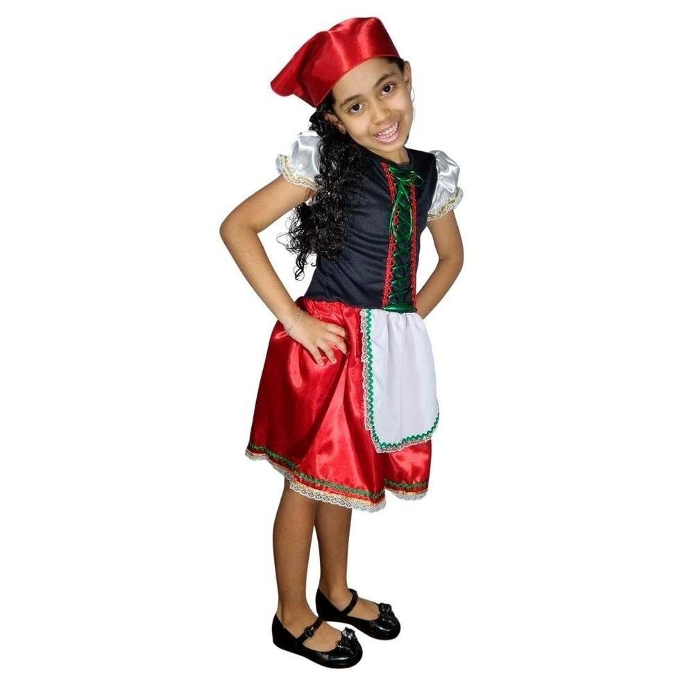 Fantasia Infantil Tema Alemã / Italiana | Shopee Brasil