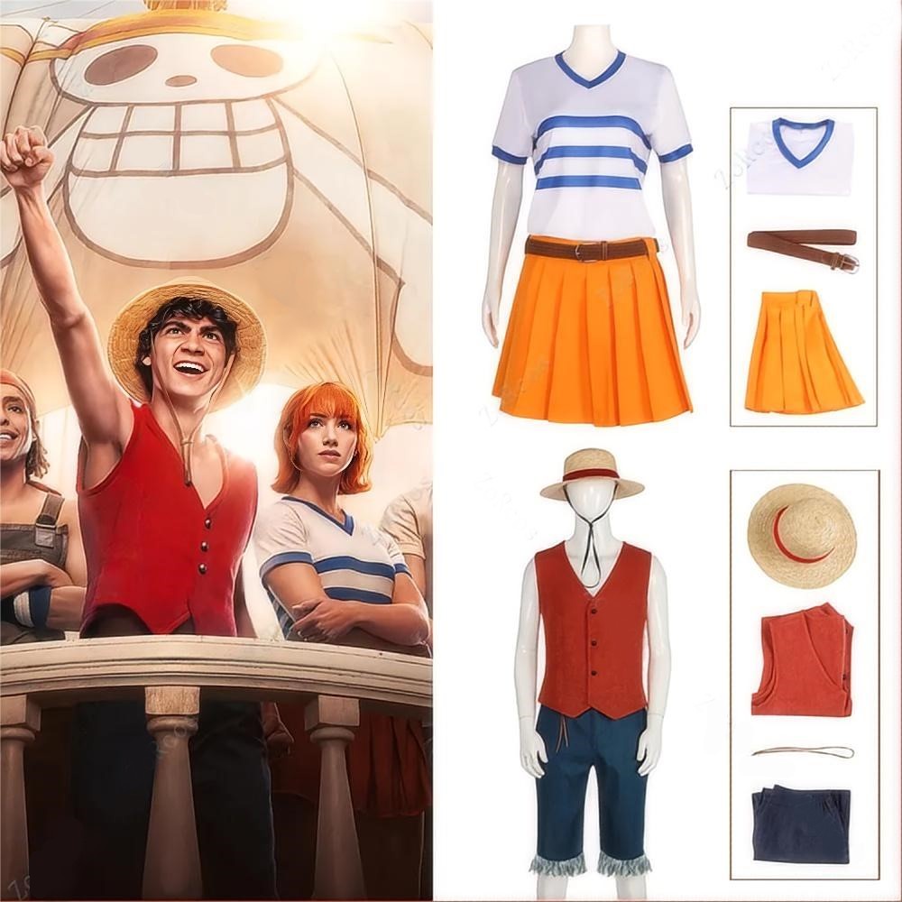 Roupa De Cosplay One Piece Cos Luffy