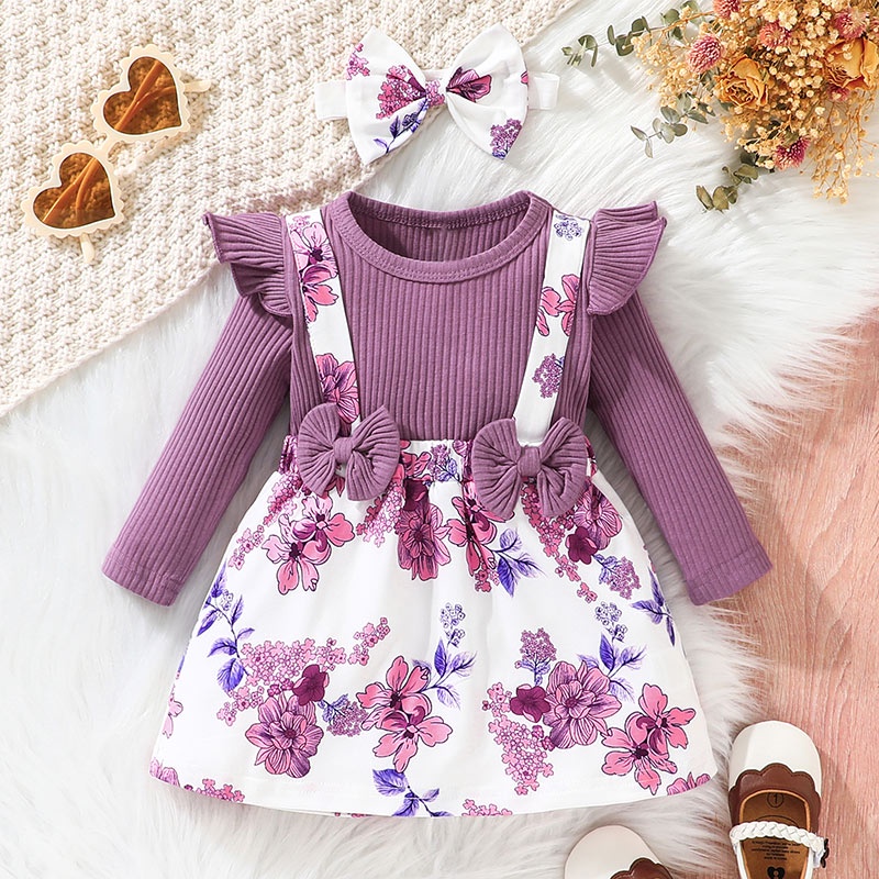 Vestido de princesa para bebês recém-nascidos, primavera, verão, estampado,  tule, babados, sem mangas, roupa boho, rosa, 6 a 12 meses